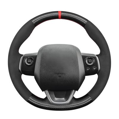 China Customized Thread Color Steering Wheel Cover for Toyota Sienta 2015-2024 3-Spoke Wheel for sale