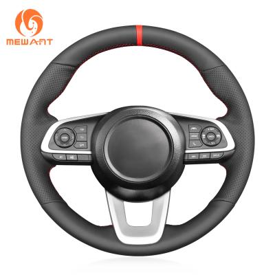 China 2020- Year Blue PU Leather Hand-Stitched Steering Wheel Cover for Toyota Raize Yaris for sale