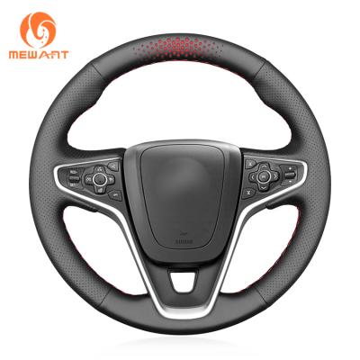 China MEWANT Wholesale Car Interior Accessories For Buick Regal 2014-2017 Hand Sewing Genuine Leather Steering Wheel Cover Fast Ship for sale