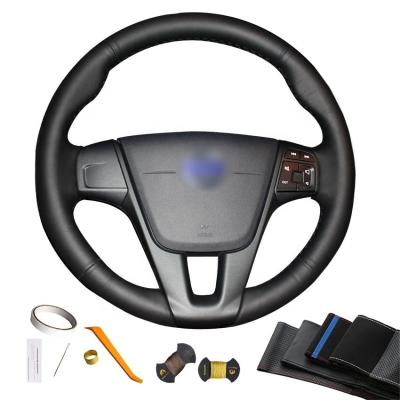 China China Manufacturer Customized Hand Sewing Steering Wheel Cover voor Volvo S60 voor Volvo V40 voor Volvo V60 Te koop