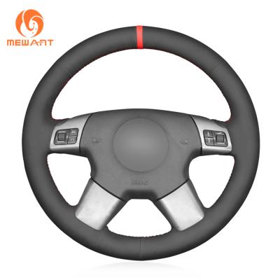 China MEWANT New Fashion Car Interior Accessories For Opel Vectra C 2002-2005 Signum 2003-2005 Suede Steering Wheel Cover Anti Skid for sale