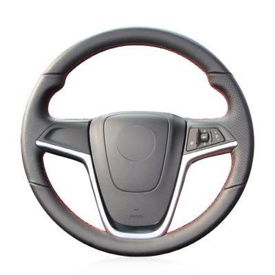 China Car PU Leather Custom Design Steering Wheel Wrap For Opel Mokka 2013 2014 2015 2016 Zafira C 2011 2012 2013 2014 2015 2016 for sale