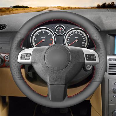 China Customize Artificial Leather Stitch Wrap Steering Wheel Cover for Opel Astra 2004 2005 Opel Corsa 2009 Opel Zaflra 2004-2006 for sale