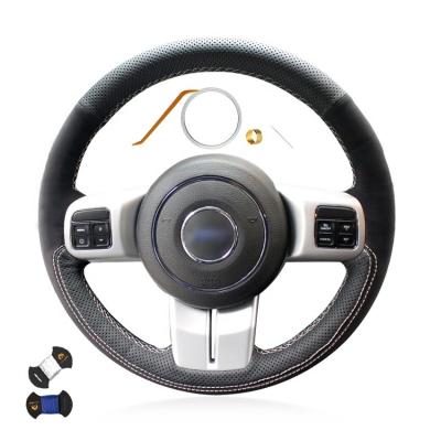 China Custom DIY Steering Wheel Covers for Sale for Jeep Compass 2011-2016  for Jeep Patriot 2011-2016 for sale