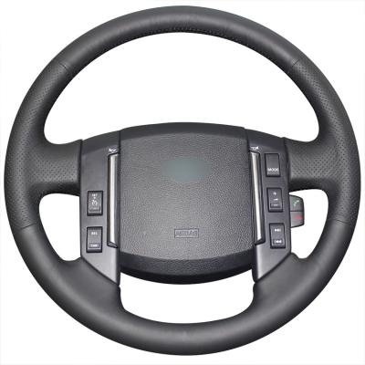 China Customize Sewing Steering Wheel Cover Car For Land Rover Freelander 2 Discovery 3 Range Rover Sport Evoque for sale