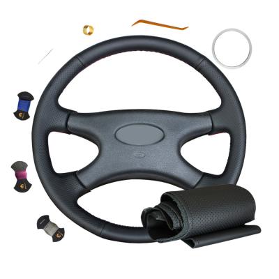 China Design PU Leather Custom DIY Wrap Steering Wheel Cover For Lada Niva 2006 2007 2008 2009 2010 2011 2012 2013 2014 2015 2016 2017 for sale