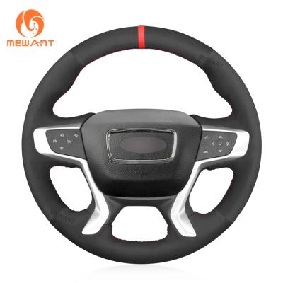 China New Luxurious Business Custom Hand Sewing Steering Wheel Cover For GMC Acadia 2017-2022 / Canyon 2015-2021 / Terrain 2018-2022 for sale