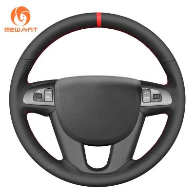 China DIY vegan leather steering wheel cover for Holden Commodore Ute customized popular steering wheel wrap for sale