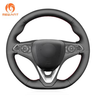 China Hand Stitching Microfiber Leather Steering Wheel Cover for Opel Vauxhall Astra K Corsa E F VXR OPC Combo Grandland Insignia for sale