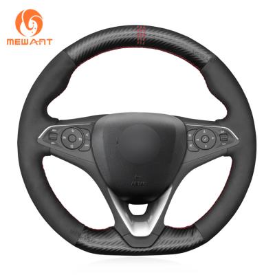 China Cubierta del volante con costura manual de carbonato mate para Opel Vauxhall Astra K Corsa E OPC VXR Grandland X Mokka 2015-2021 en venta