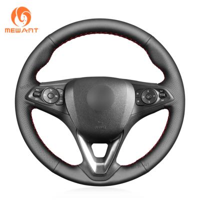 China Wholesale Factory Popular Black PU Leather Steering Wheel Cover For Opel Astra/Corsa/ Grandland X/Insignia/Karl/Zafira 2014-2021 for sale