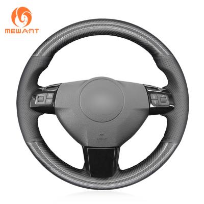 China Hand Sewing Carbon Fiber Leather Steering Wheel Cover for Opel Astra GSI Vauxhall Corsa Vectra C 2005 2006 for sale