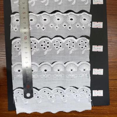 China Sustainable Eyelet Trim Crochet Trim Cotton Lace Trim for sale