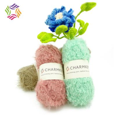 China Anti-pilling soft touch 100%Nylon feather long fancy yarn for baby hat and knitting clothes and scarf for sale