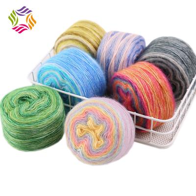 China Charmkey Diy Dyed Soft Anti-pilling Knit 100% Pure Worsted Merino Wool Crochet Yarn For Hand Knitting Socks for sale