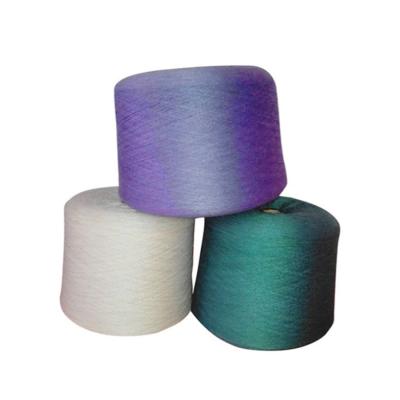 China Manufacturer 2/48NM 100% Sustainable Merino Wool Yarn Dyed Core Spun Yarn Machine Washable For Clothing for sale