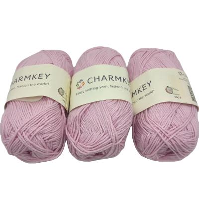 China Viable Wholesale Fashion Style 50g Per Ball Bulk Milk Cotton Baby Yarn for sale