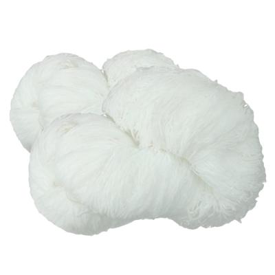 China Durable Yarn Fancy Chenille Polyester 100 Knitting Yarn Spun Yarn For Sewing Yarn White Color On Dyed for sale