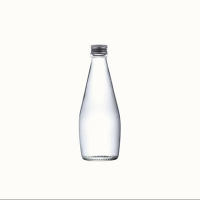 China Customized 250ml 330ml 500ml Beverage Clear Beverage Soda Glass Bottle Glass Bottle Juice Bottle for sale