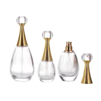 China Perfume women use victoriassecret 30ml right side round glass perfume bottle for sale