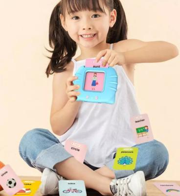 China 2022 112 PCS Flash Cards Preschool Educational Machine Educational Talking Early Learning Toy For Toddlers for sale