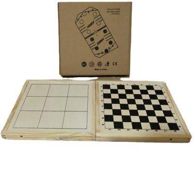 China The best gift 3 in 1 hot wooden toy interactive intelligence wooden hockey table game toys board game for sale