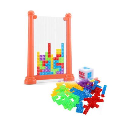 China 2021 Hot Selling Tiktok Toy Toy Amazon Early Education Colorful Plastic Board Puzzles Blocks Intelligence Puzzle Other Educational Toys for sale