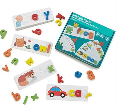 China Study toys learning assorted early education kids montessori educational toys spelling english games for sale