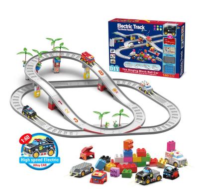 China Electric Car Toy Kids Slot Toy Toy Railway Educational DIY Children's Electric Rail Rail Train Track Toy for sale