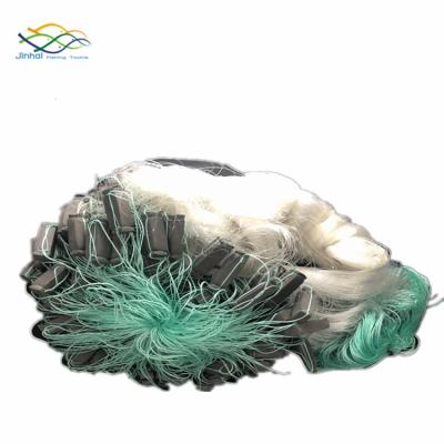 China Cheap High Quality Monofilament Monofilament Three Layers Nylon Hot Selling Gillnet Fishing Net Customized for sale