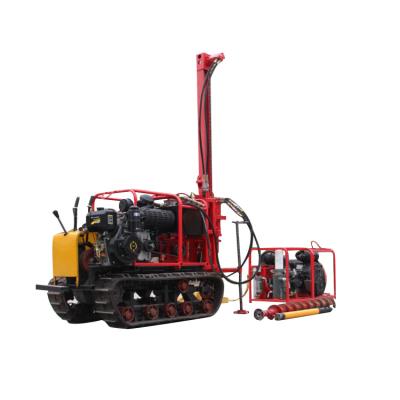 China Hongrun 50m crawler mountain drill rig portable workshop dth water well drilling rig machinery repairs for sale