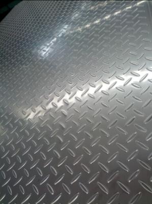 China 304 Cold Rolled And Hot rolled Tear Drop Stainless Steel Chequered Plate For Skid Resistance for sale