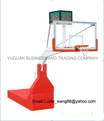 China FIBA certification high grad flexible competition basketball stand indoor type for sale