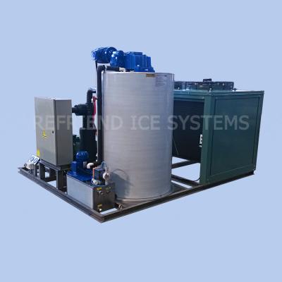 China 5T Industrial Flake Ice Machine With Ice Room Flake Ice for sale