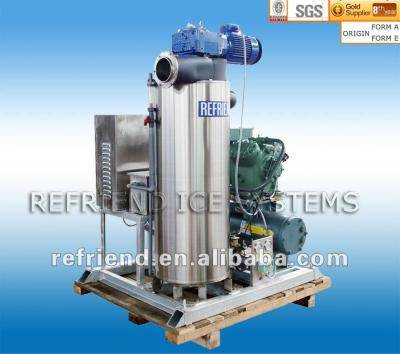 China Water Cooled Seawater Mud Ice Machine For Fish Preservation 10T Mud for sale