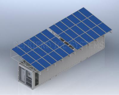 China Reefer 40ft Solar Power Container Cold Storage for sale