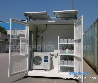 China Solar Power 20' Reefer Container Cold Storage for sale