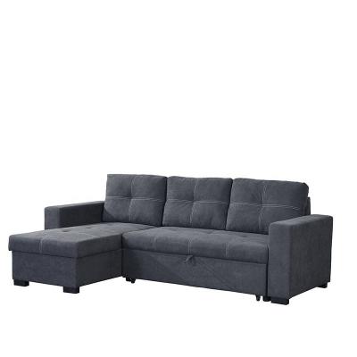 China Adjustable (height) Factory wholesale modern fabric European L - shaped sofa set furniture combination leisure with storage function sofa for sale