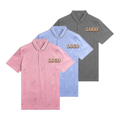 China Large Size Oversized Muti-color Anti-pilling Casual Golf Polo Shirt OEM/ODM Customized Logo/Brand High Quality Wholesale For Men's Polo Shirt for sale