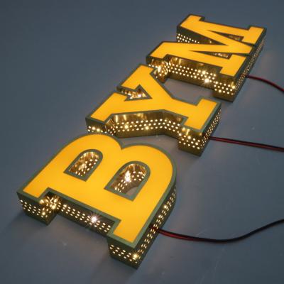 China Buildings Letter Sign RGB LED Variable Channel Letters for sale