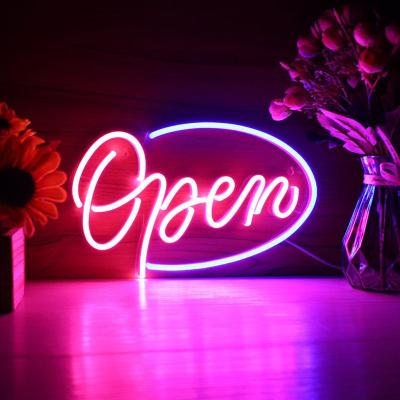 China Buildings Neon Open Signs Led Welcome Neon Light Open Closed Led Open Sign for sale