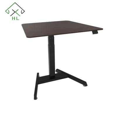 China Good Quality One Motor Adjustable Height Single Leg Electric Standing Desk (Height) Sit Stand Desk for sale