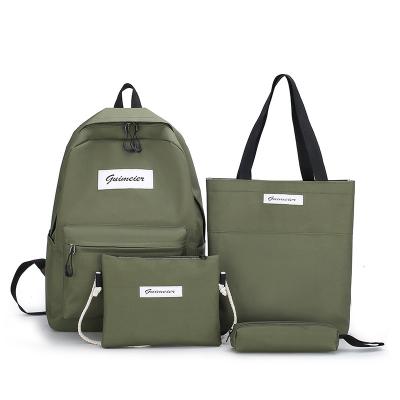 China The other Korean version of the 2020 female students primary school students high school schoolbag new contrast simp for sale