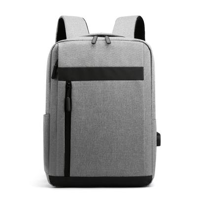 China With USB Customized Logo Computer Backpack Large Capacity Usb 15.6 Inch Laptop Backpack School Left Filling Backpack For Student for sale