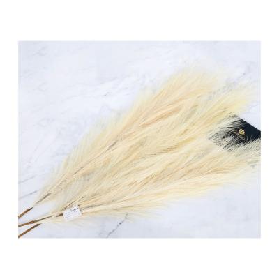 China Hot Selling Fake Pampas Flowers Wholesale Home Decoration Artificial Pampas Grass for sale