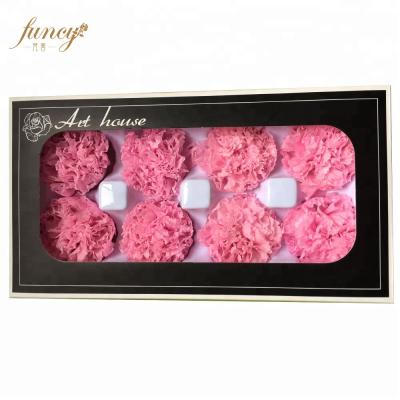 China Wholesale Flower Yunnan Mothers Day Decoration Preserved Carnation Flower for sale