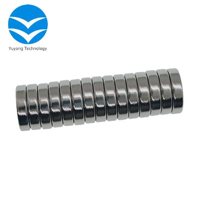 China Industrial Strong Permanent Magnet Ndfeb OD15*1.5mm N35 15*1.5 Double Sided Strong Magnetic for sale