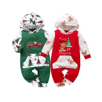 China Infant Romper / Onesie / Jumpsuit Baby Clothes Baby Christmas Hoodie Rompers Jumpsuit for sale