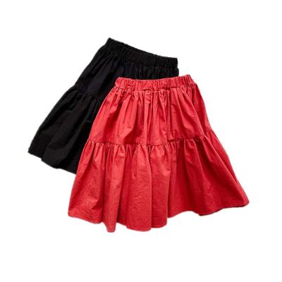 China Kids Breathable Solid Skirts 2021 Summer Classic Vintage 6M-8Y Babies Skirt for sale