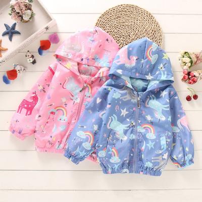 China Girls Viable Jacket Floral RTS Baby Kids Baby Autumn Hoodie Jacket Coat for sale